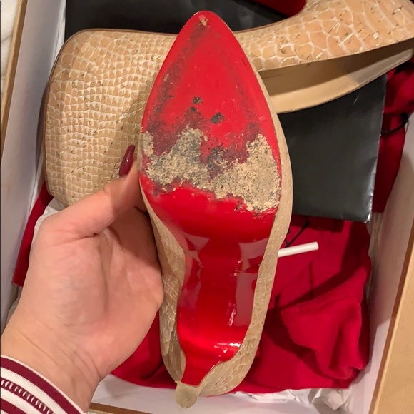 Christian Louboutin Daffodil 160 Cork Pump 39.5 - Picture 5 of 6